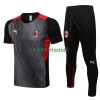 AC Milan Maillot d'Entraînement 22-23 Gris Noir Pour Homme